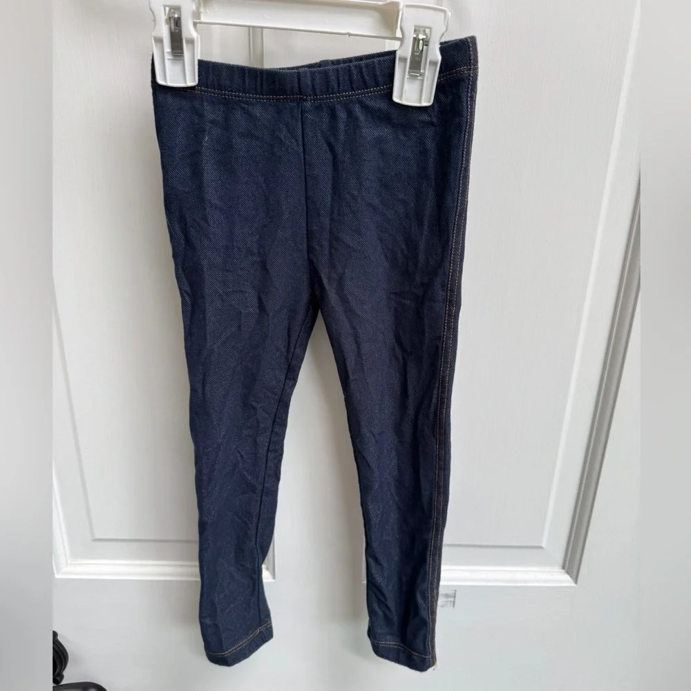 The Children's Place 4T Girls Blue Denim Leggings Jeggings Pants